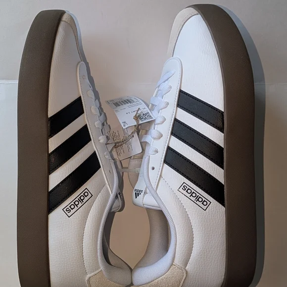 Adidas VL Court 3.0 White Sneakers Mens Size 13 - Picture 3 of 6